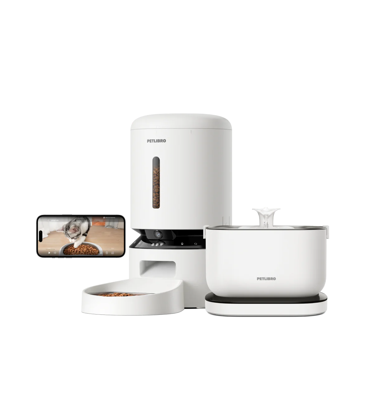 Petlibro – Granary Smart Camera Feeder & Fountain Bundle