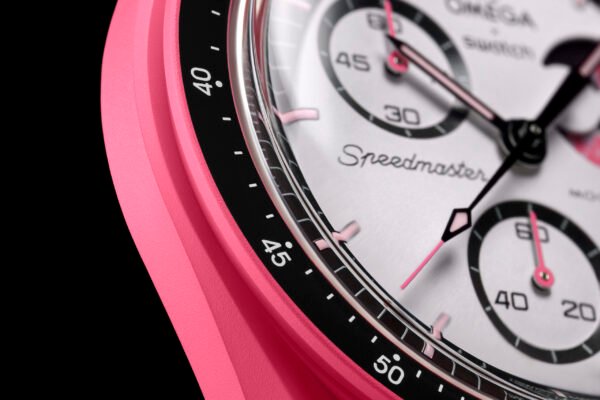 sc01_25_Moonswatch_PinkMoon_close-up-bezel_black-scaled-600x400 Bioceramic Moonswatch Mission To The Pink Moonphase %Category